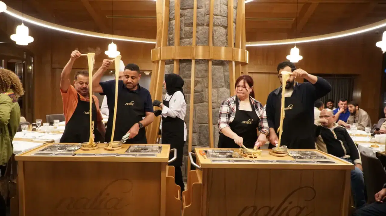 RİZE Arap turizmciler, mıhlama yapmak için yarıştı