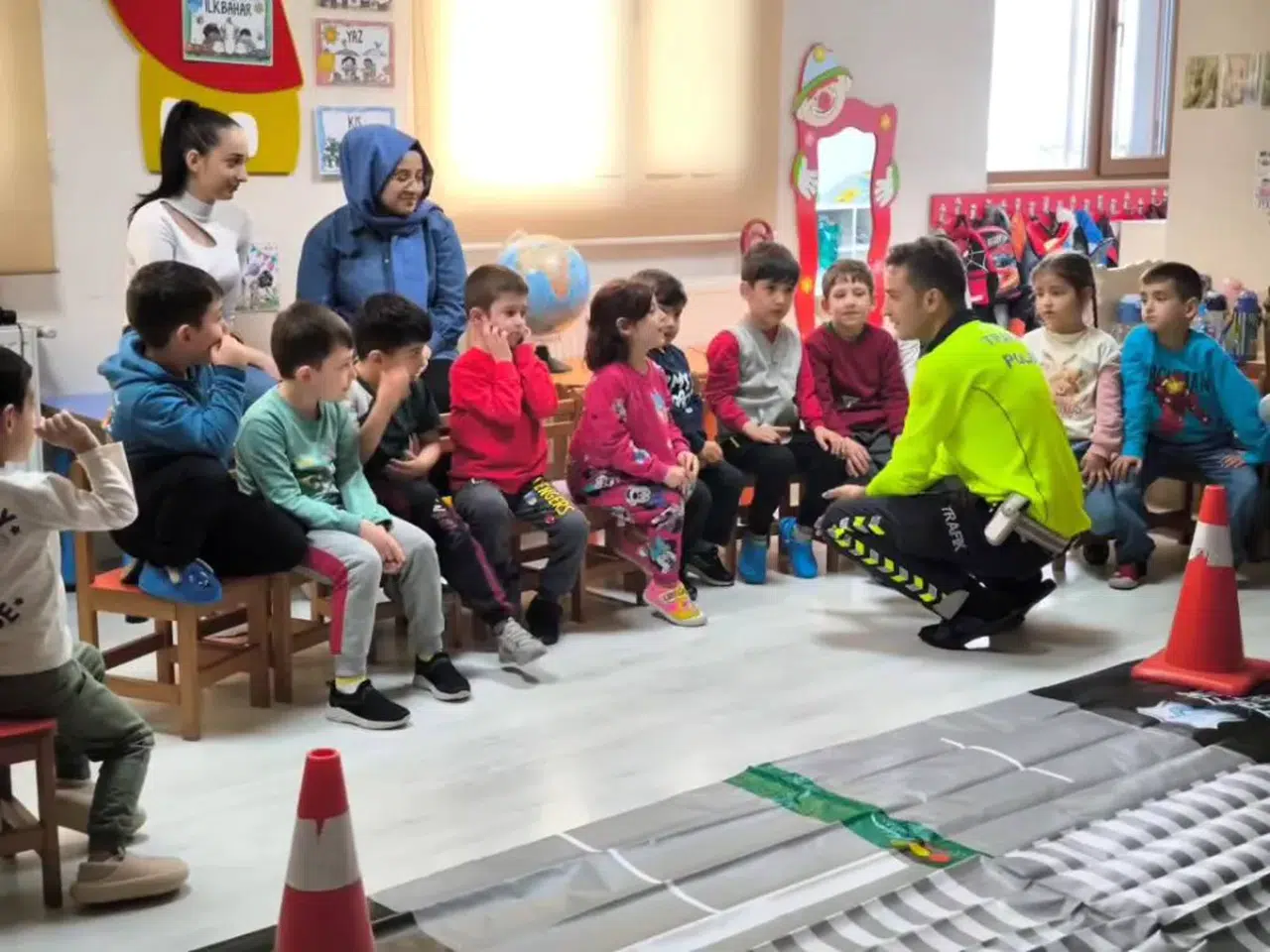 Derepazarı'nda miniklere trafik bilinci aşılanıyor