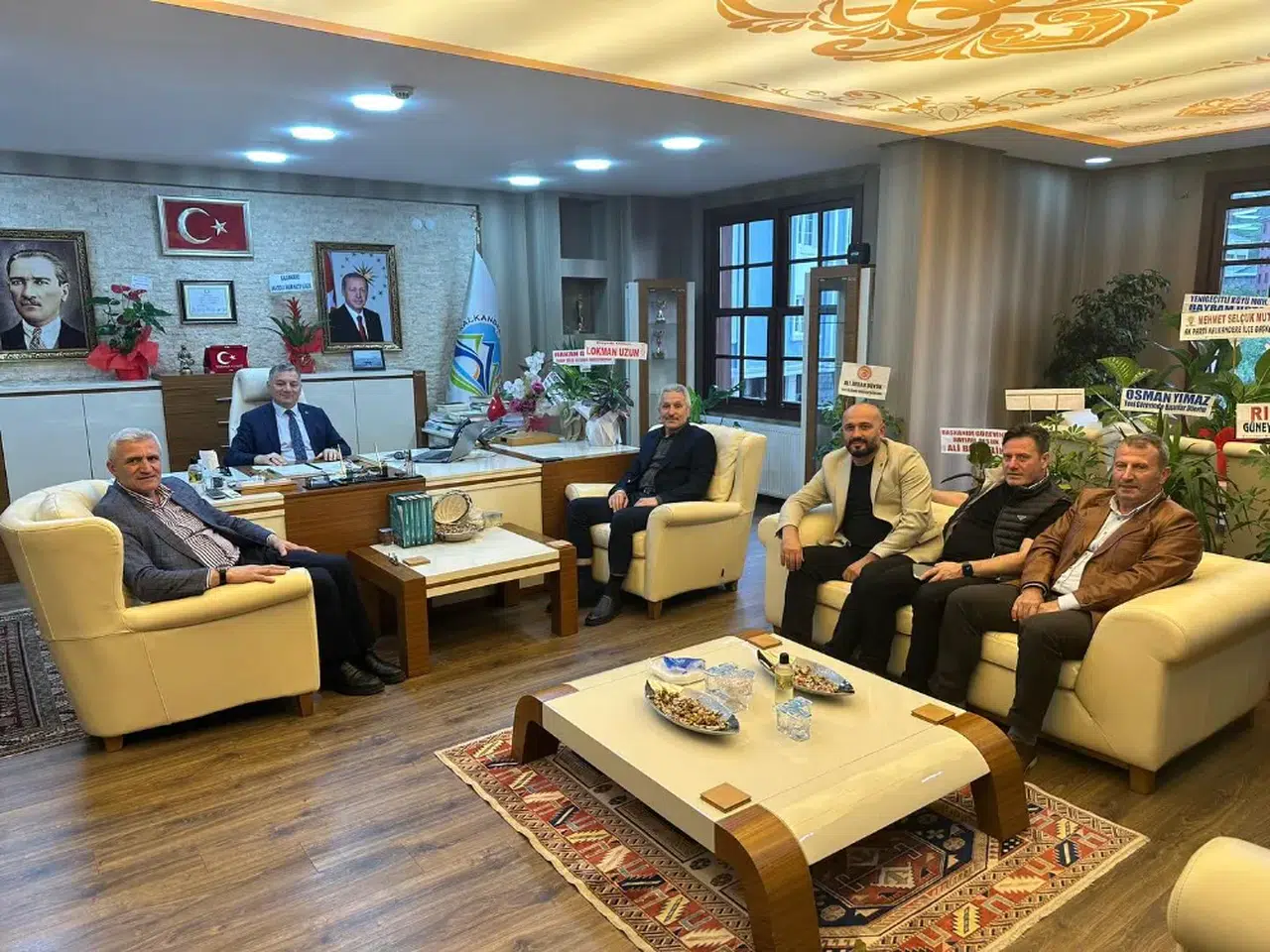 Dernek ve Vakıf müdürlerinden Başkan Yılmaz'a ziyaret