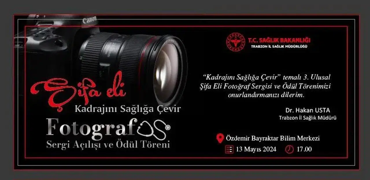 Trabzon'da "3. Ulusal Şifa Eli Fotoğraf Sergisi" düzenlenecek