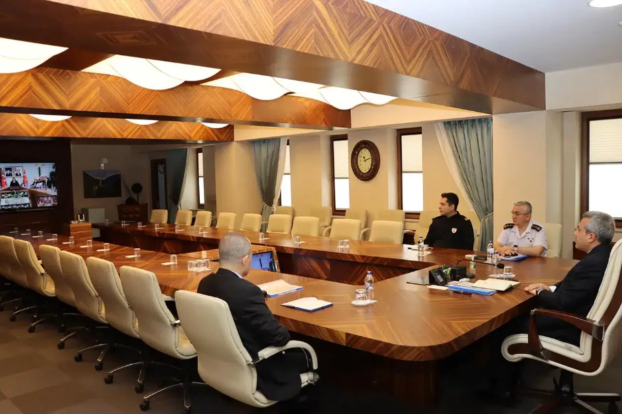 81 İlde gerçekleşen ortak toplantıya Vali Baydaş'da katıldı