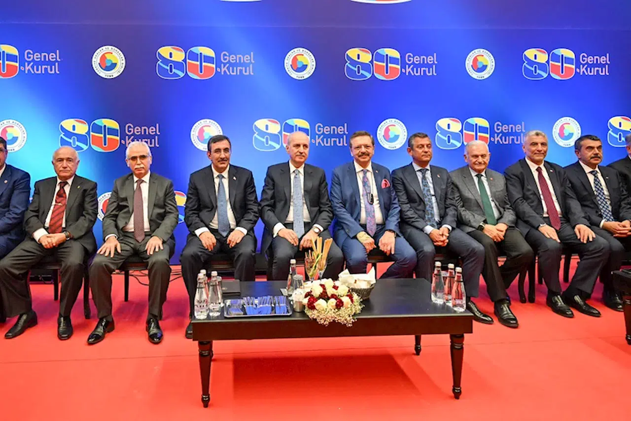 TOBB 80'nci Genel Kurulu resepsiyonu Ankara'da düzenlendi