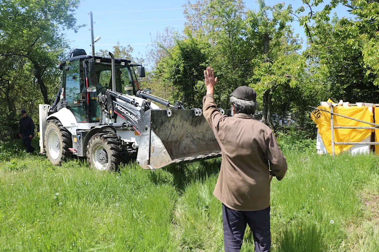 Yaylada yıkım gerginliği
