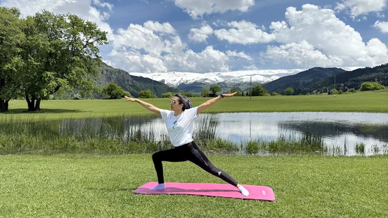 Artvin'de 1400 rakımda yoga yapıldı
