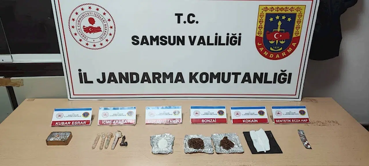 Samsun'da uyuşturucu ticaretine 1 gözaltı