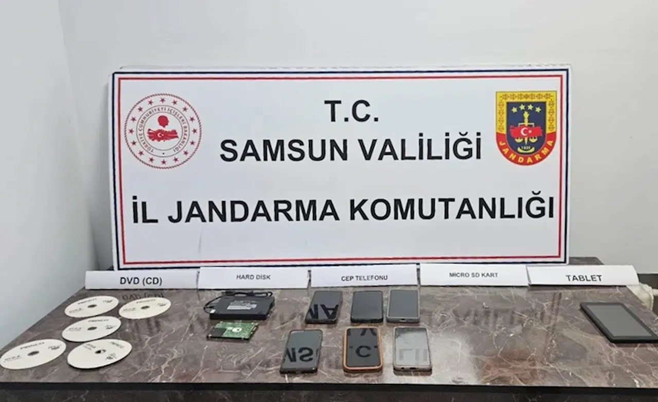 Samsun'da sosyal medyadan müstehcen içerik paylaşan 5 zanlı yakalandı