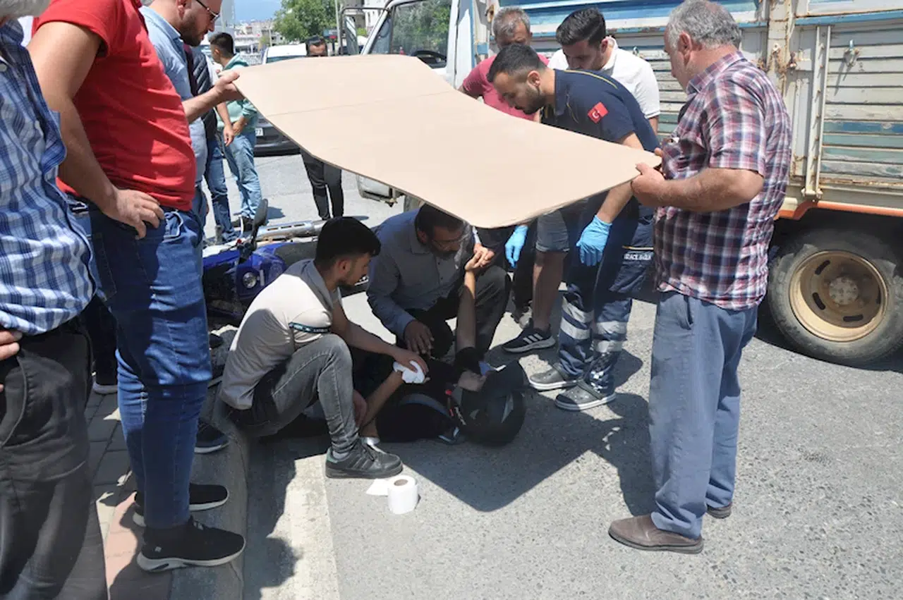 Gazipaşa'da kaza: 1 yaralı