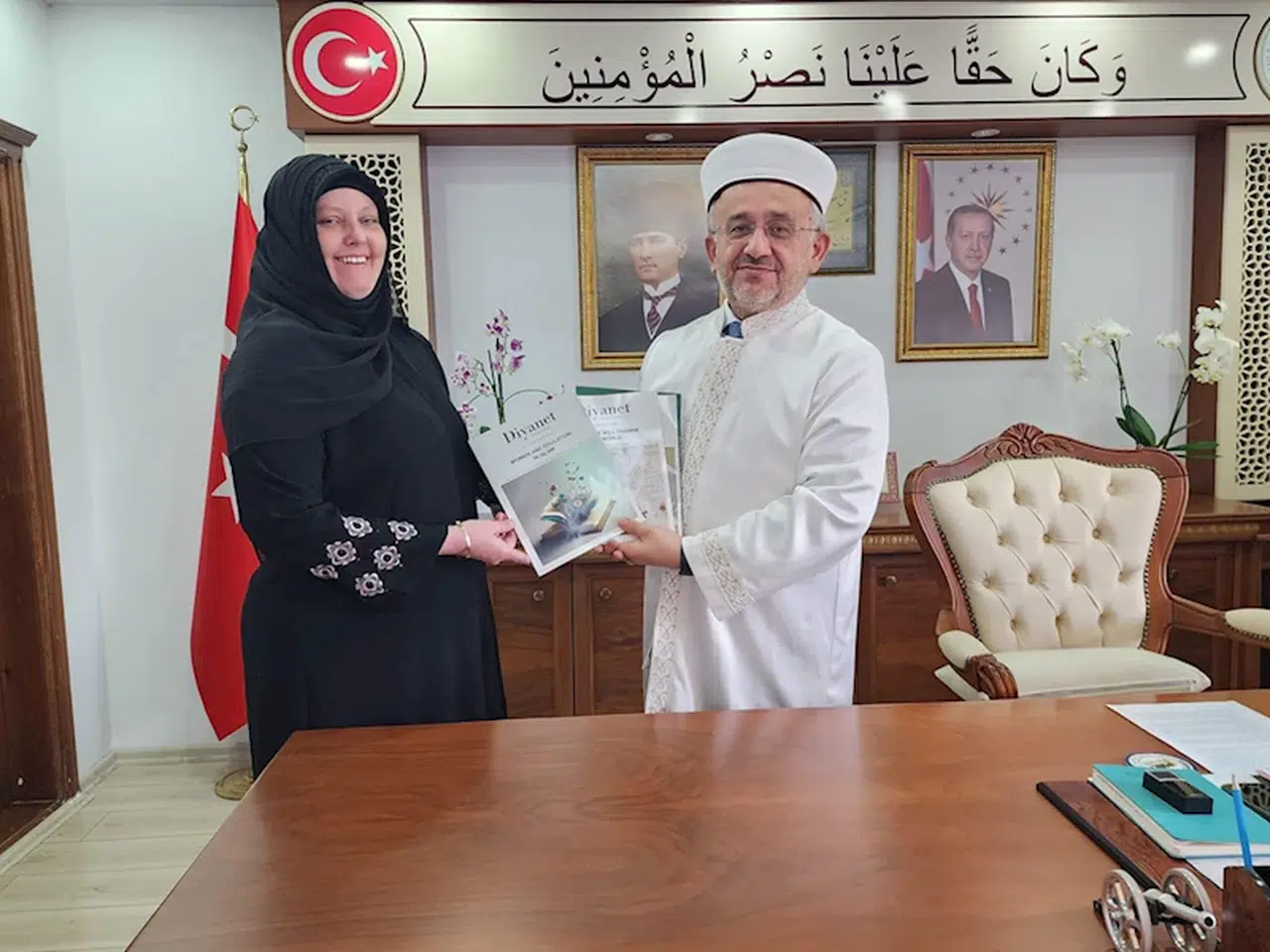 ABD'li kadın evlendikten sonra yerleştiği Bayburt'ta Müslüman oldu