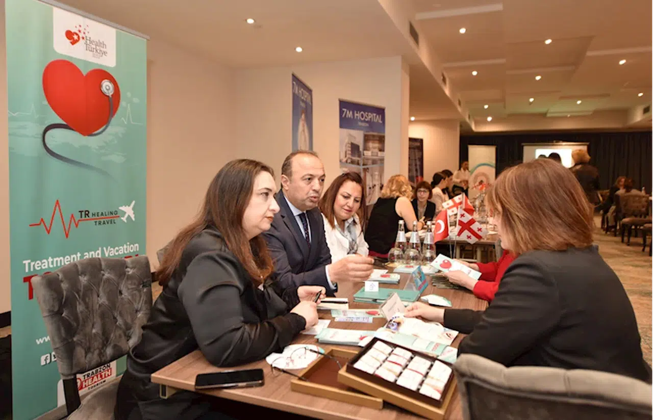 Trabzon'daki sağlık sektörü temsilcileri Tiflis’te iş görüşmeleri yaptı