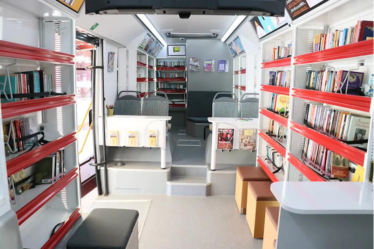 Samsun'da Gezici Kütüphane "19 Mayıs" kapsamında öğrencilerle buluşuyor