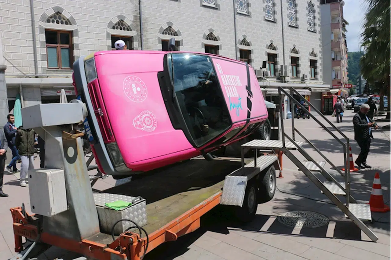 Of’ta vatandaşlara trafik eğitimi verildi