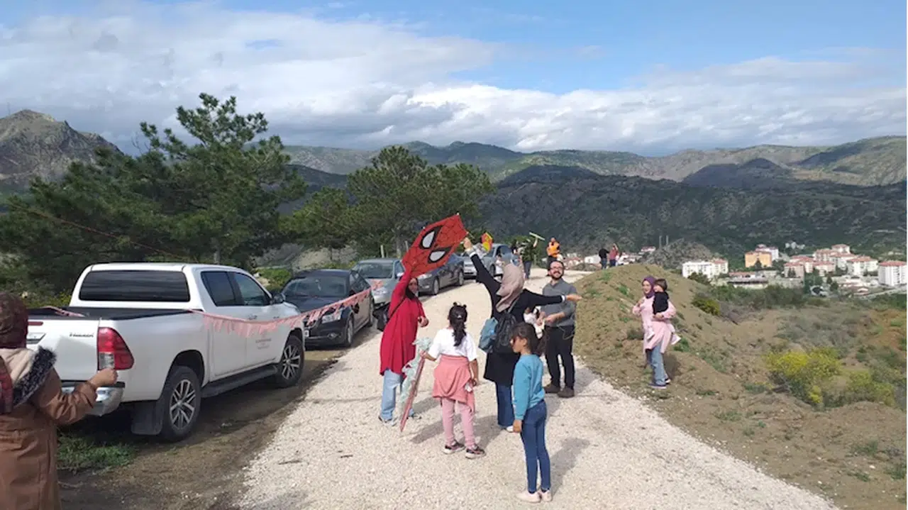 İskilip'te uçurtma şenliği yapıldı