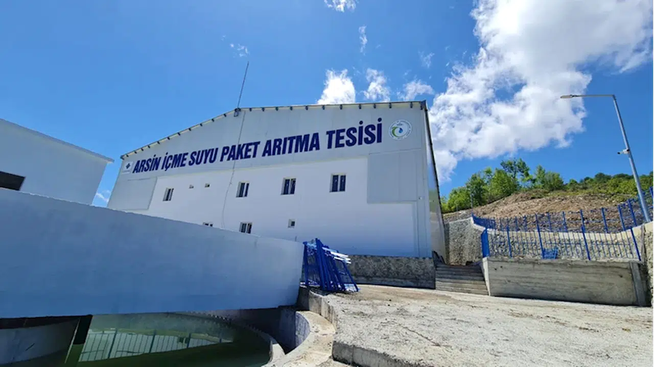 Trabzon'da Arsin İçme Suyu ve Arıtma Tesisi Projesi devam ediyor