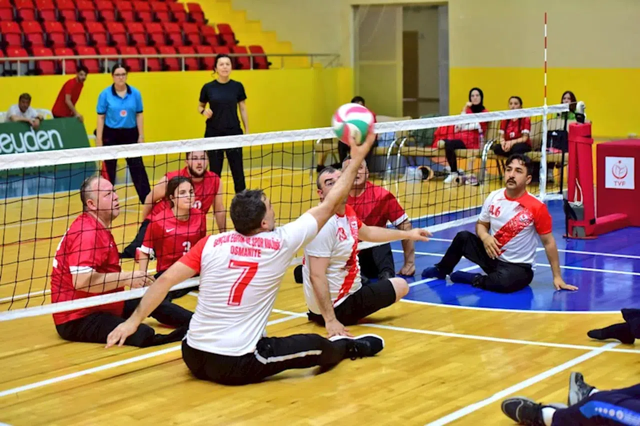 Osmaniye’de düzenlenen Oturarak Voleybol 1. Lig Final Müsabakaları sona erdi