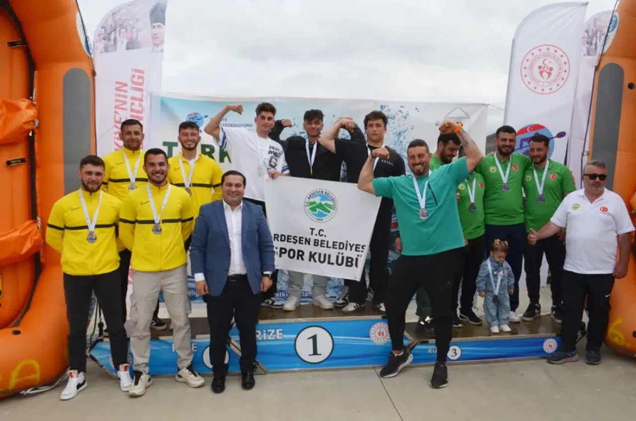 Rize'de Gerçekleştirilen Rafting Türkiye Şampiyonası Sona Erdi