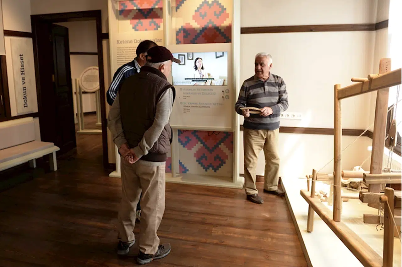 Sinop'taki müzede ketenin tarladan vitrine yolculuğu anlatılıyor