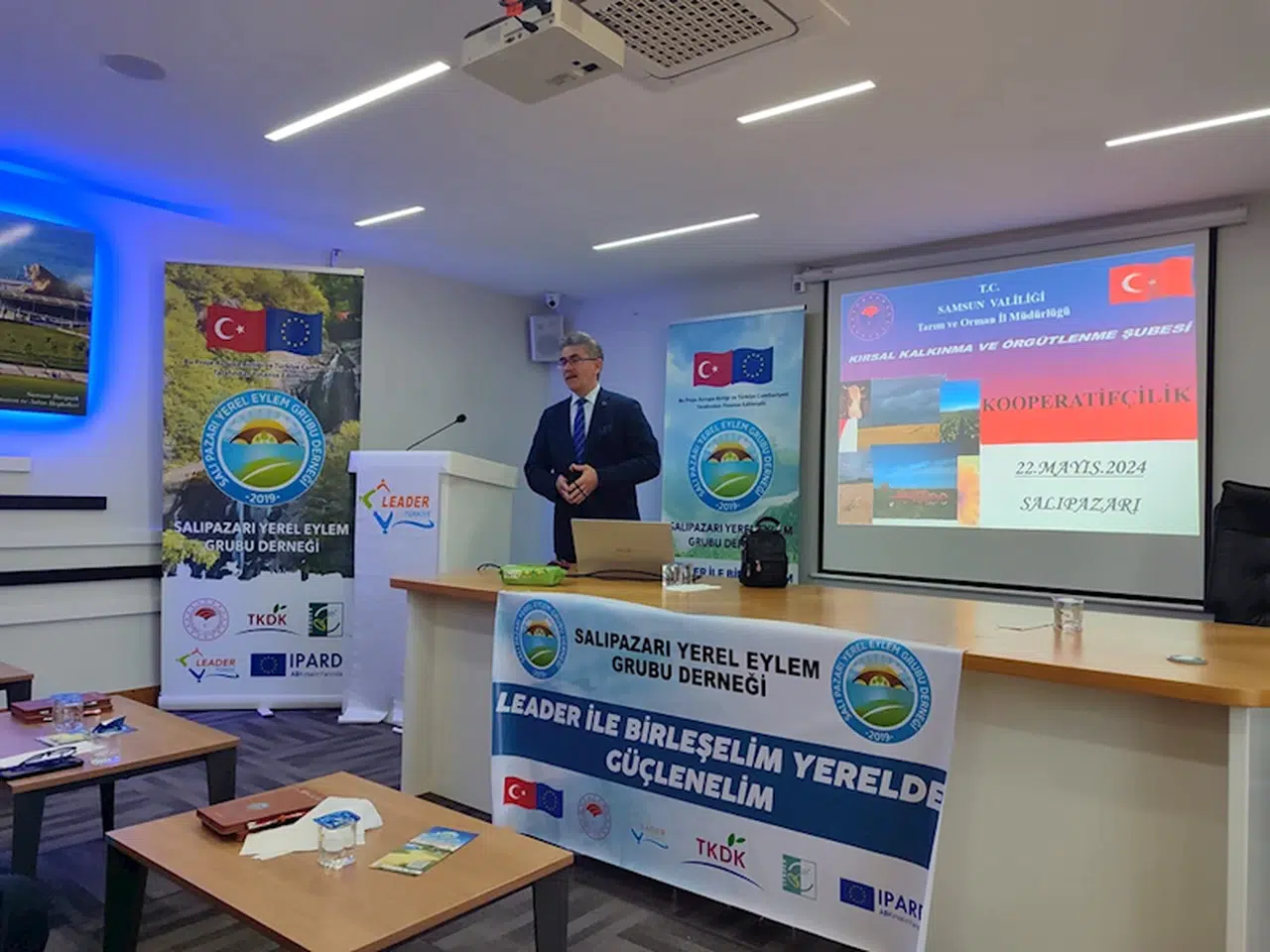 Salıpazarı'nda "Tarımsal Kalkınma Kooperatifçilik" eğitimi düzenlendi