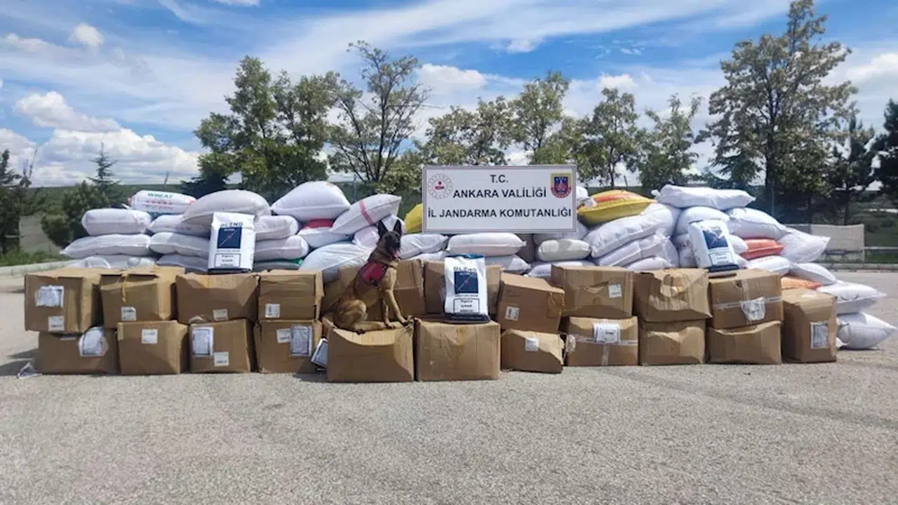 Ankara'da 2,5 milyon TL değerinde kaçak tütün ele geçirildi