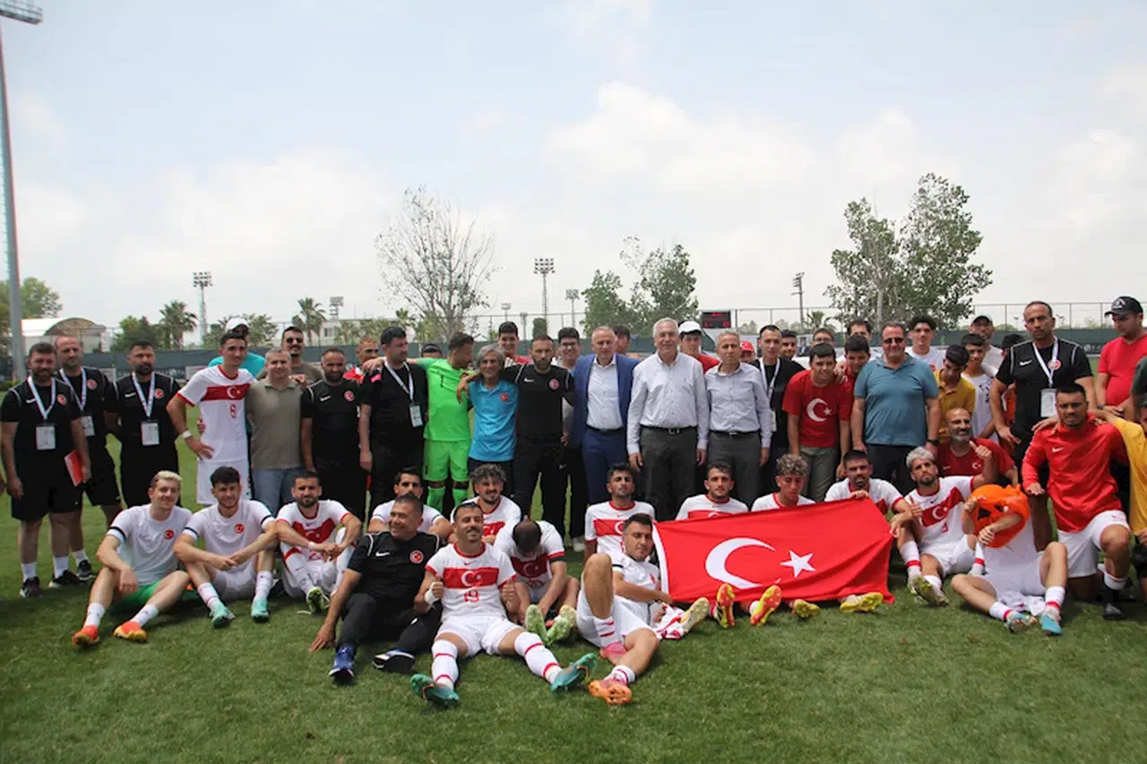 Türkiye, İşitme Engelliler Avrupa Futbol Şampiyonası'nda Belçika'yı yendi