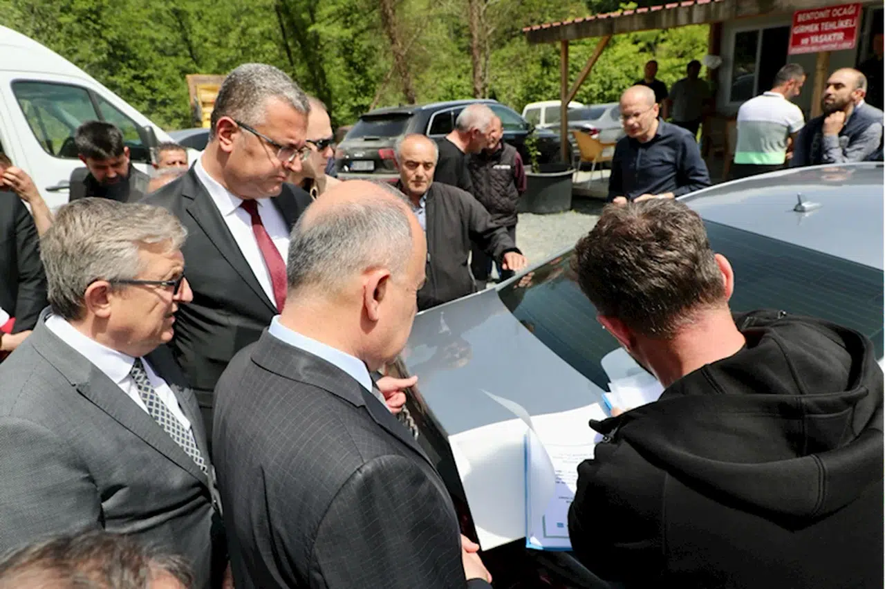 Ordu'da ÇED başvuruları yerinde değerlendiriliyor 