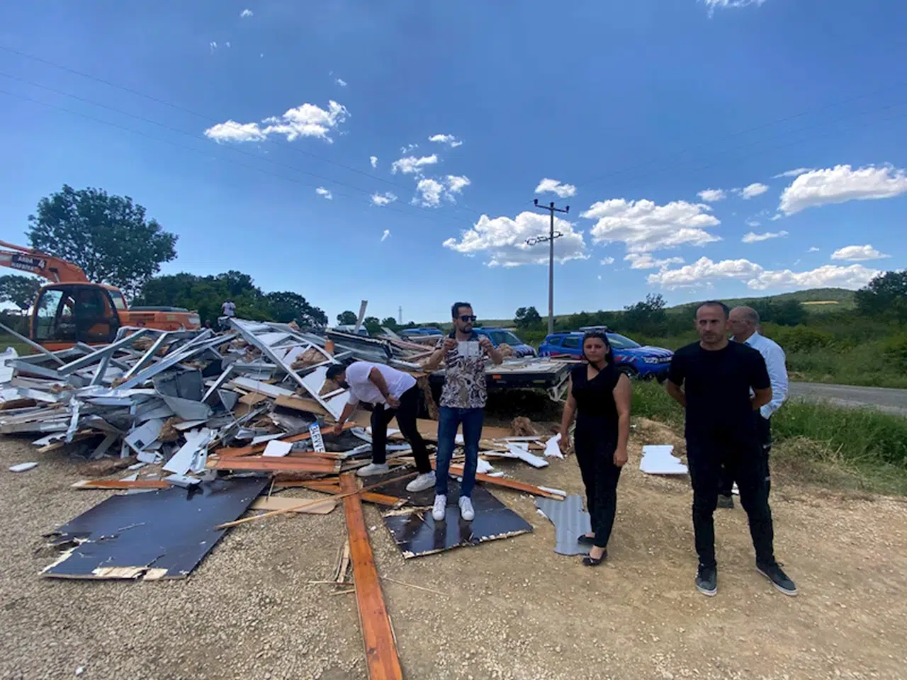 Edirne'de 'Tiny House' yıkımında arbede; gözaltılar var