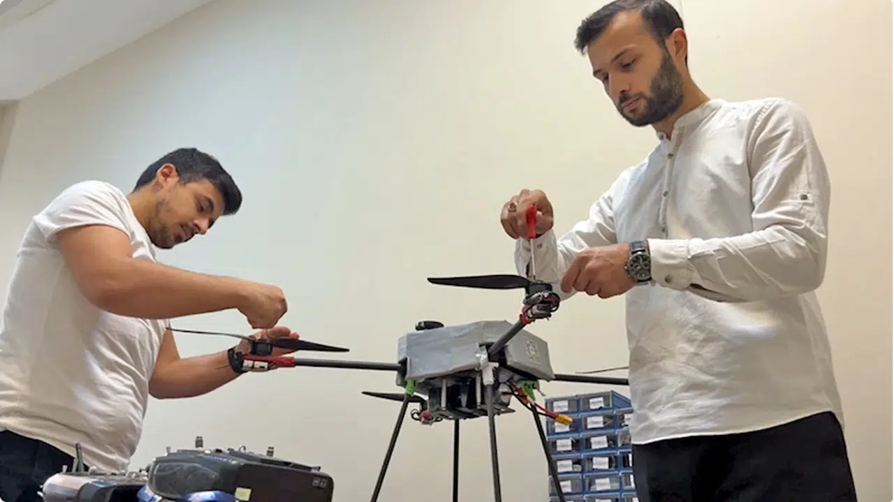 Bartın'da iki arkadaşın TEKNOFEST için ürettiği insansız hava aracı girişime dönüştü