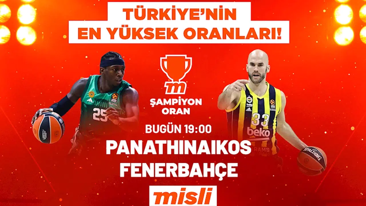 EuroLeague’de Fenerbahçe’nin Final Four heyecanı “Türkiye’nin En Yüksek Oranları” ile Misli’de!