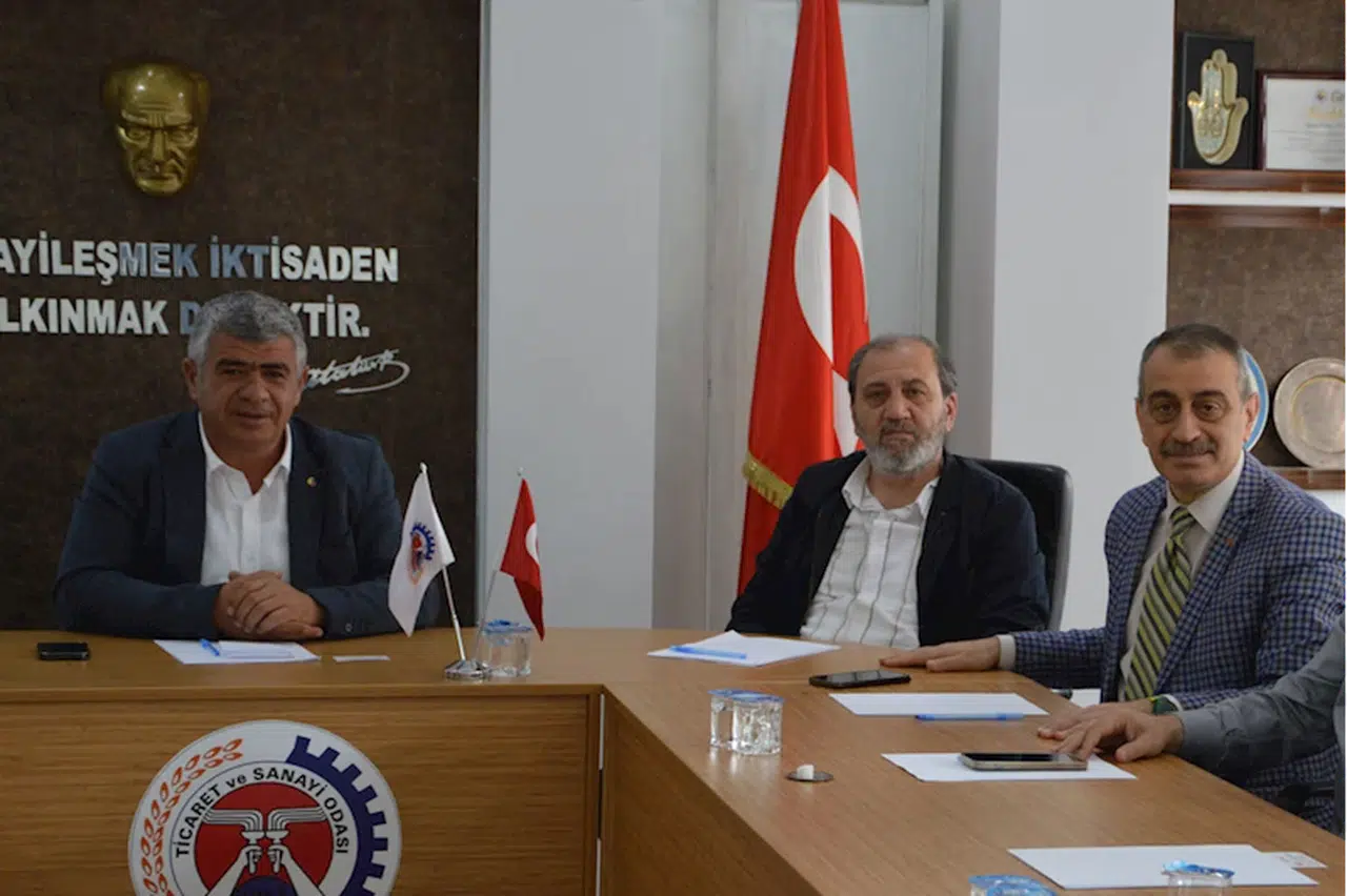 Uluslararası Tarımsal Eğitim Merkezi Müdürü Birben'den Havza TSO'ya ziyaret