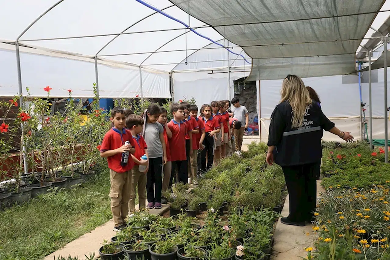 Fidanlıkta ders yaptılar