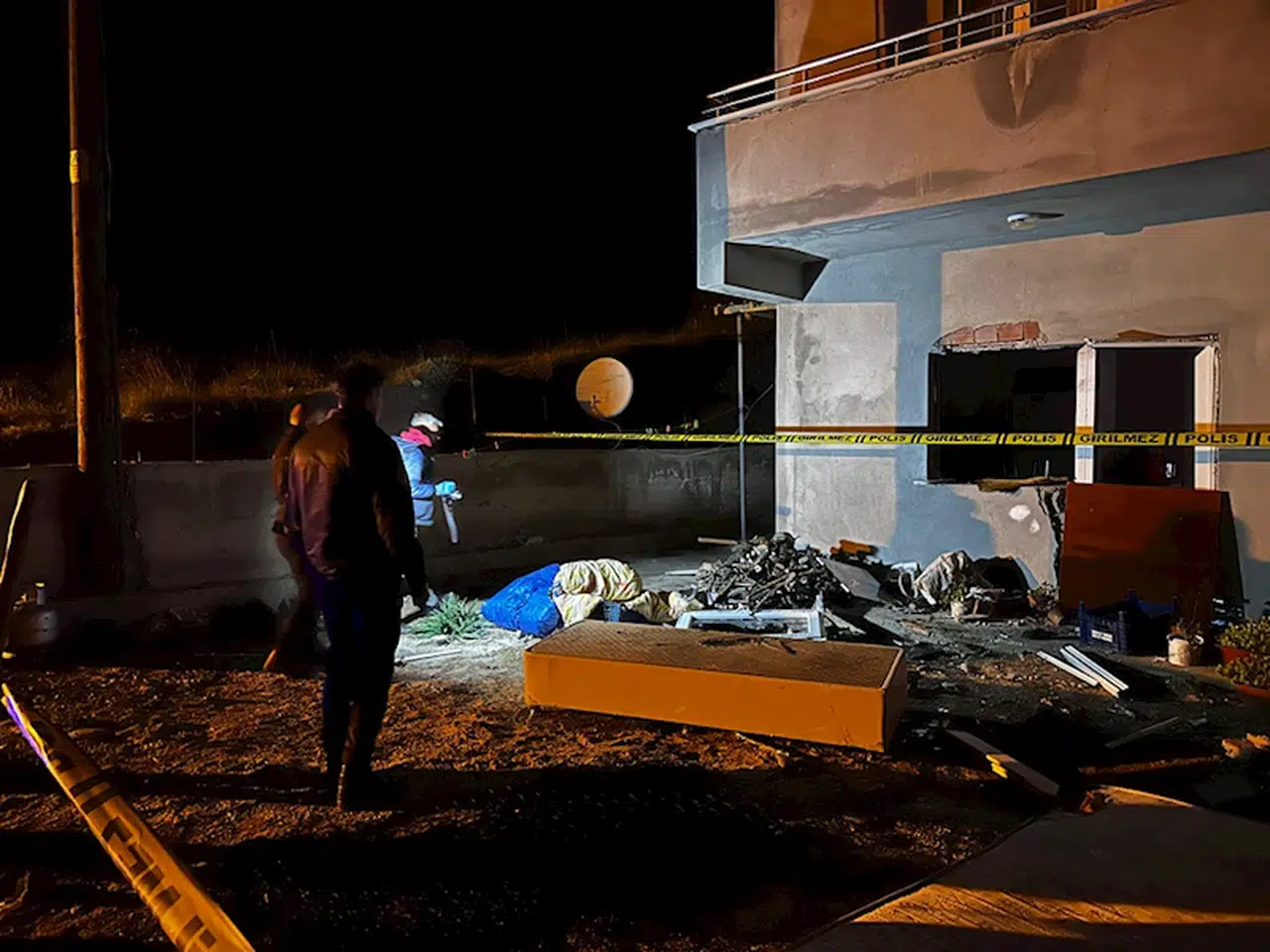 Giresun'da mutfak tüpünün patlaması sonucu 2 kişi yaralandı