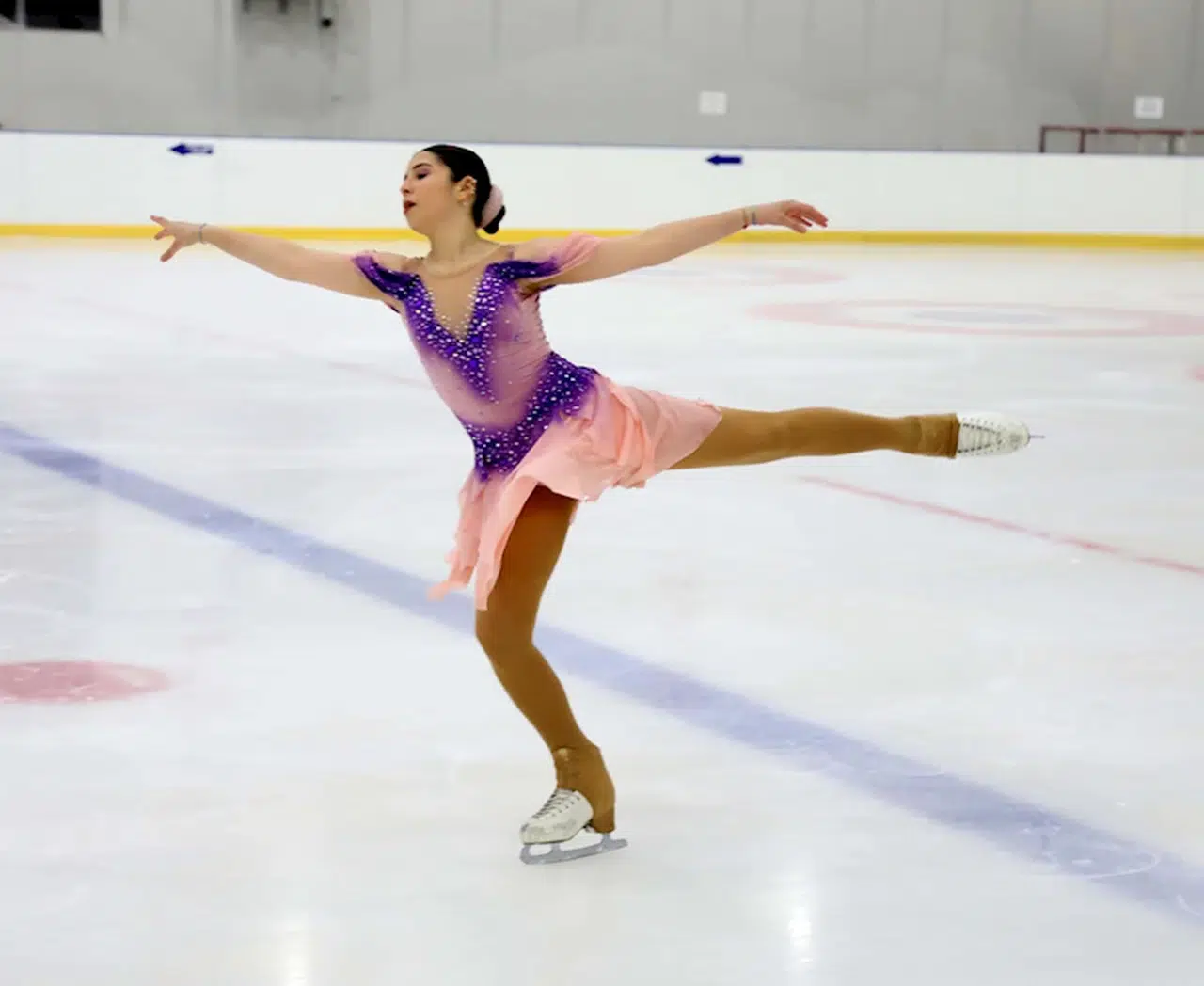  Artistik Buz Pateni ve Senkronize Buz Pateni yarışmaları Samsun'da devam ediyor