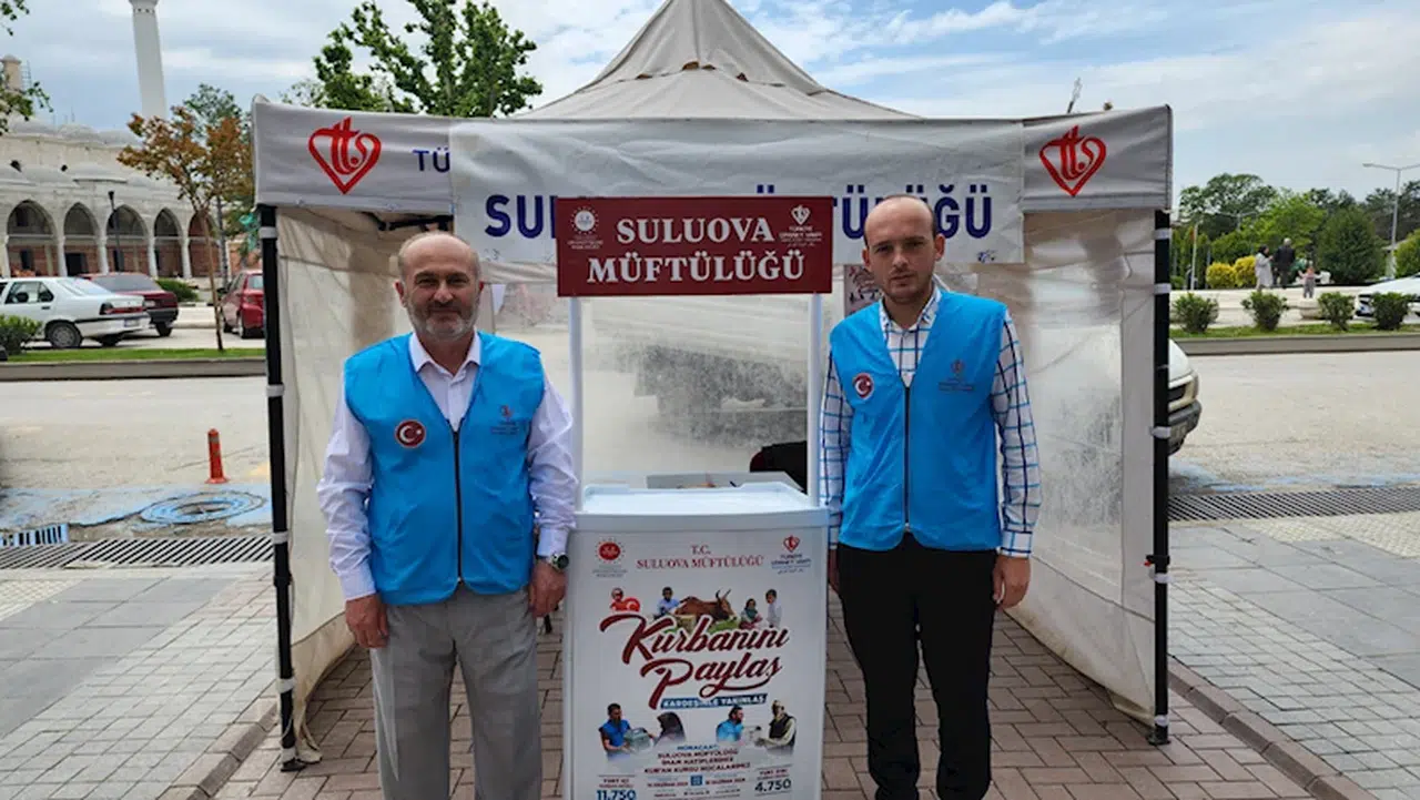 Suluova'da "kurban bağış standı" açıldı
