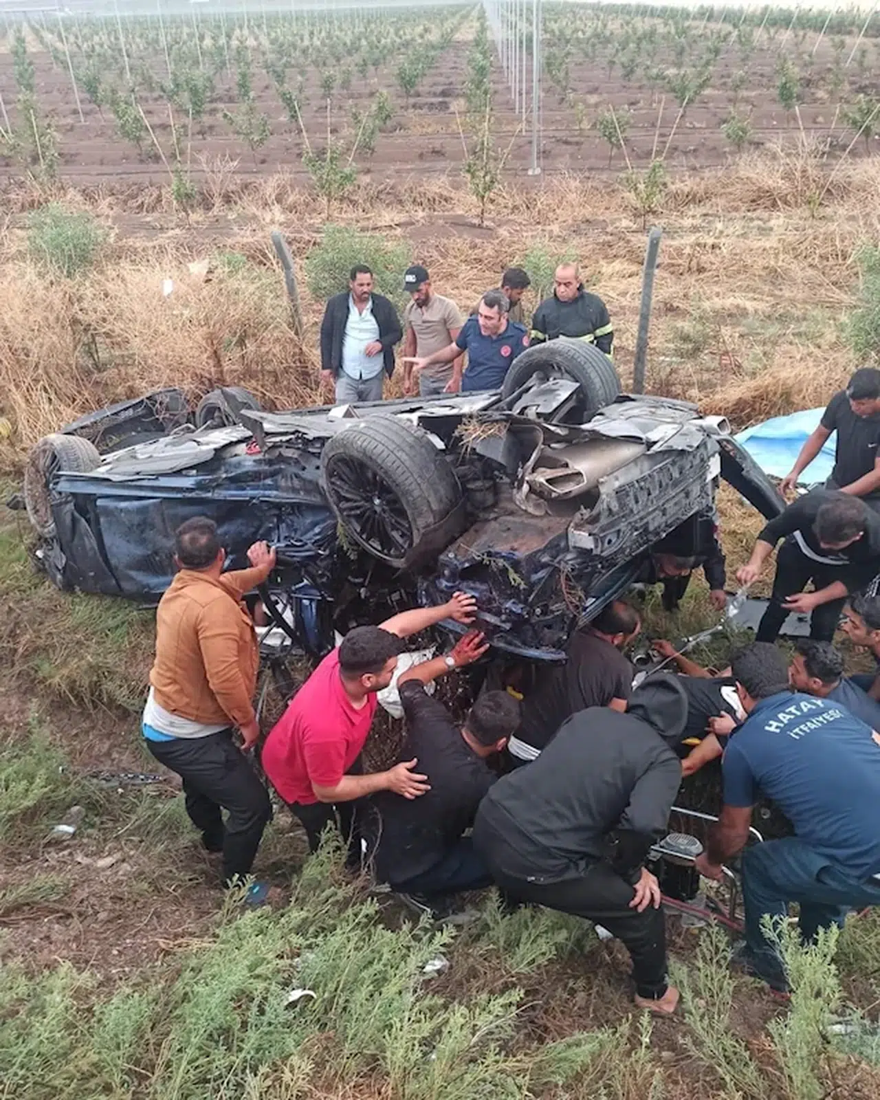 Hatay'daki kazada ölen anne ve 2 çocuğunun cenazeleri, Suriye'ye gönderildi