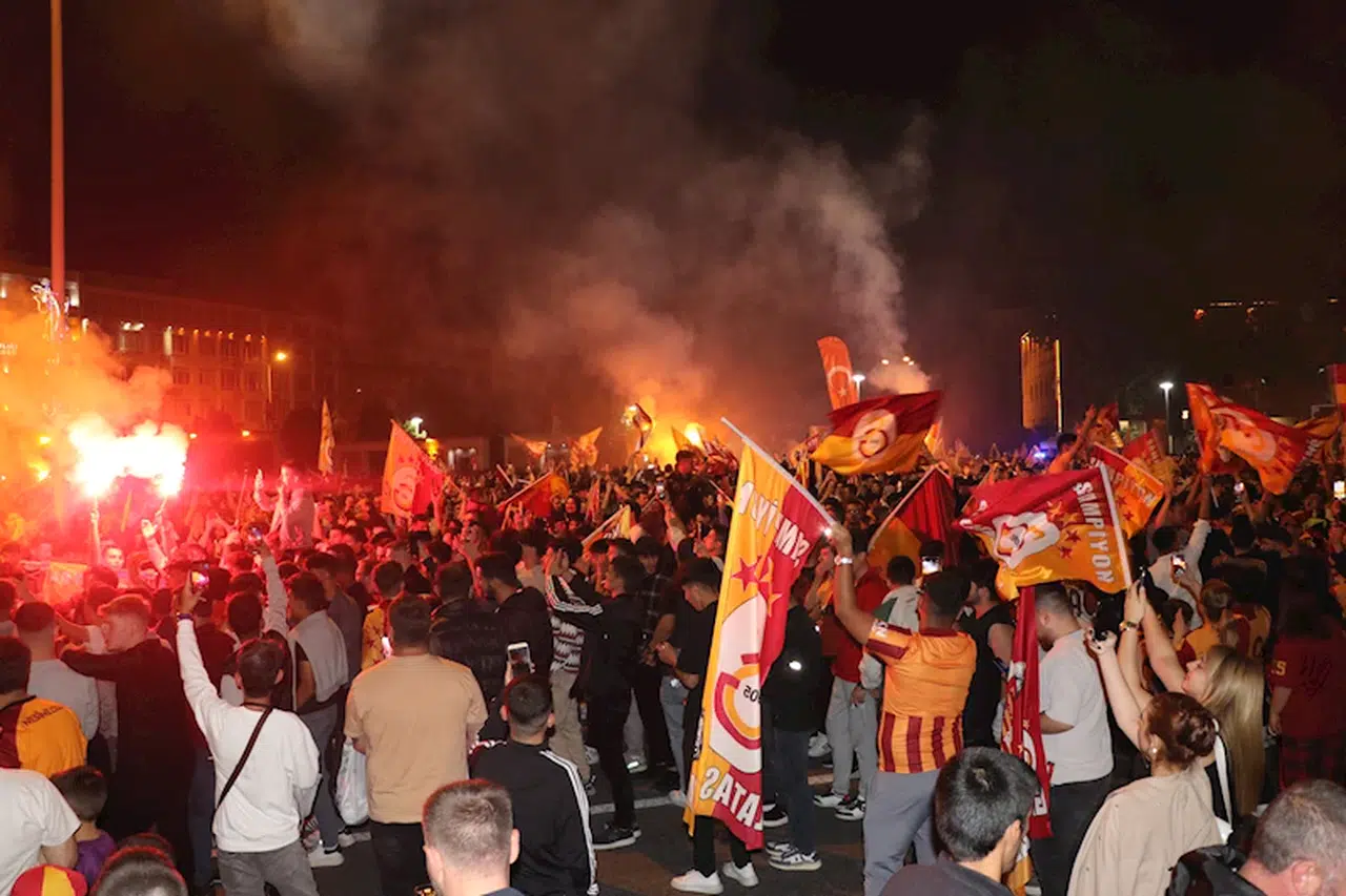 Galatasaray'ın şampiyonluğu Kayseri'de de kutlandı