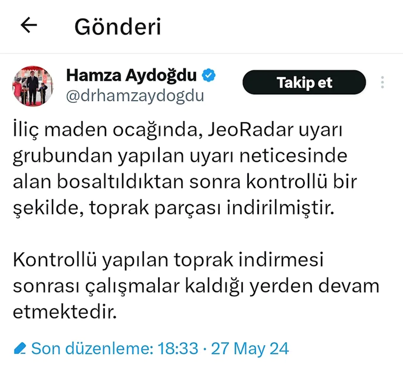 İliç’te arama çalışmalarında bir kez daha toprak kaydı, olay anı kamerada (2)