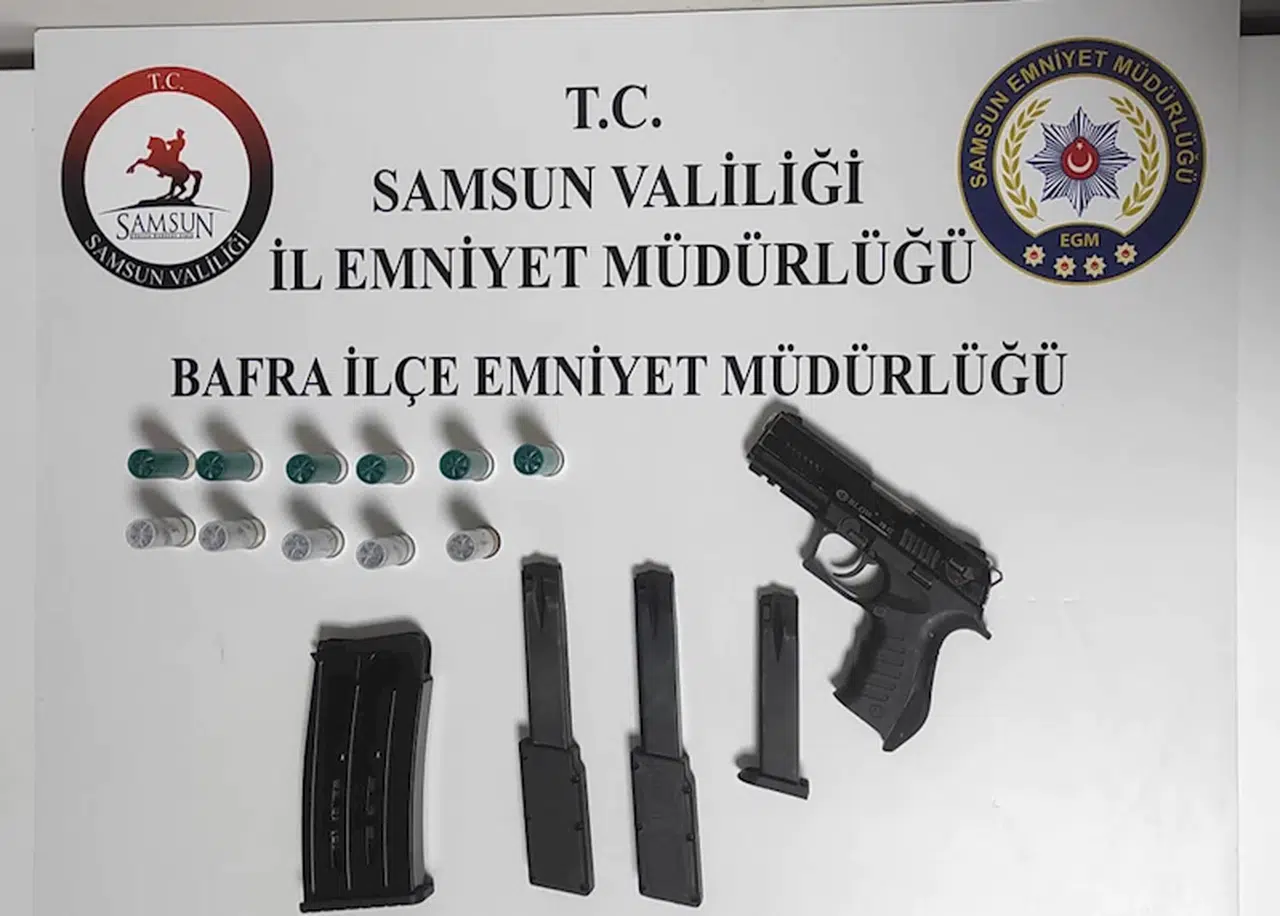 Samsun'da araçtan havaya ateş eden 3 şüpheli yakalandı