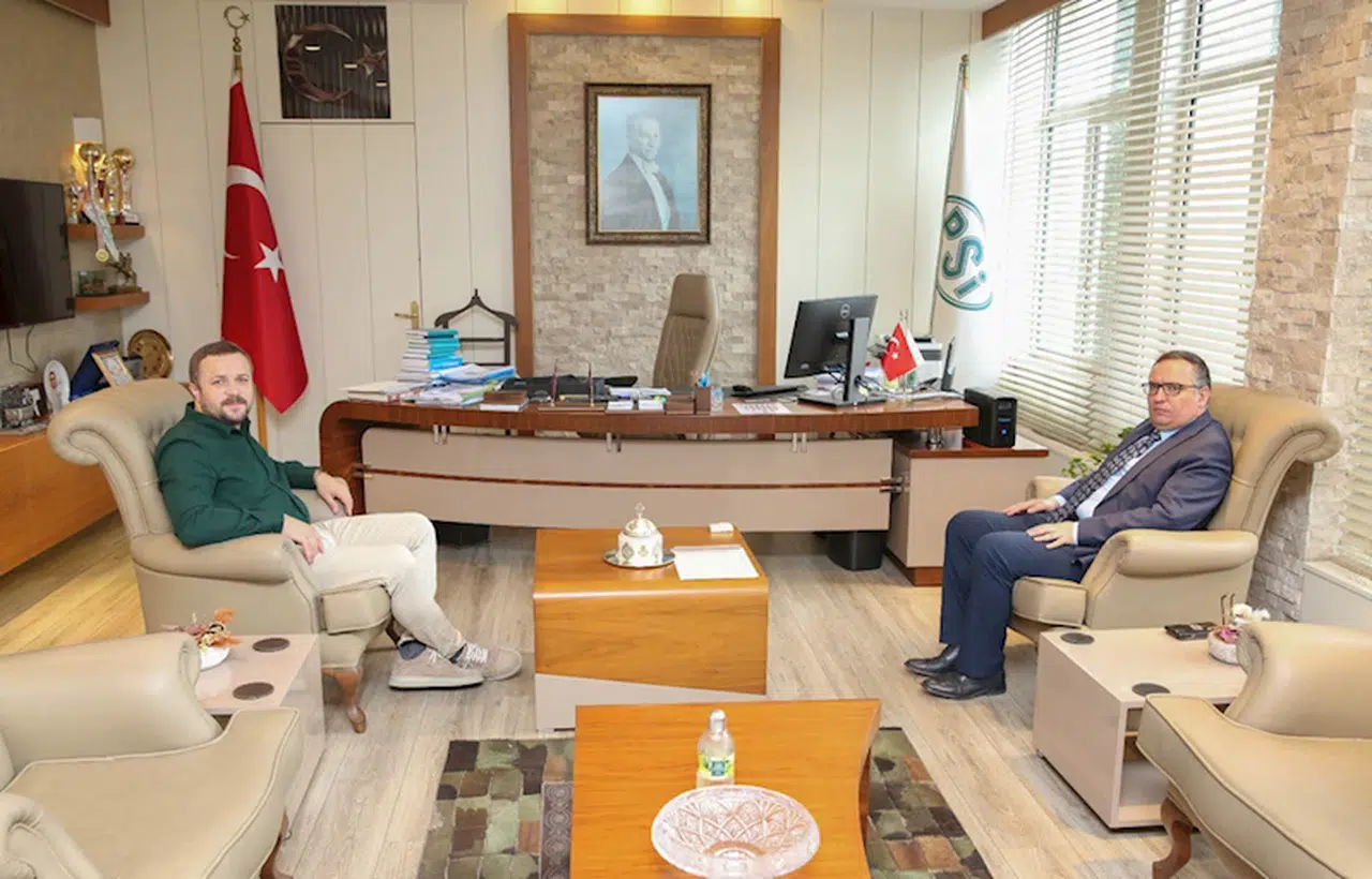 AA'dan DSİ Samsun Bölge Müdürü Çelik'e ziyaret