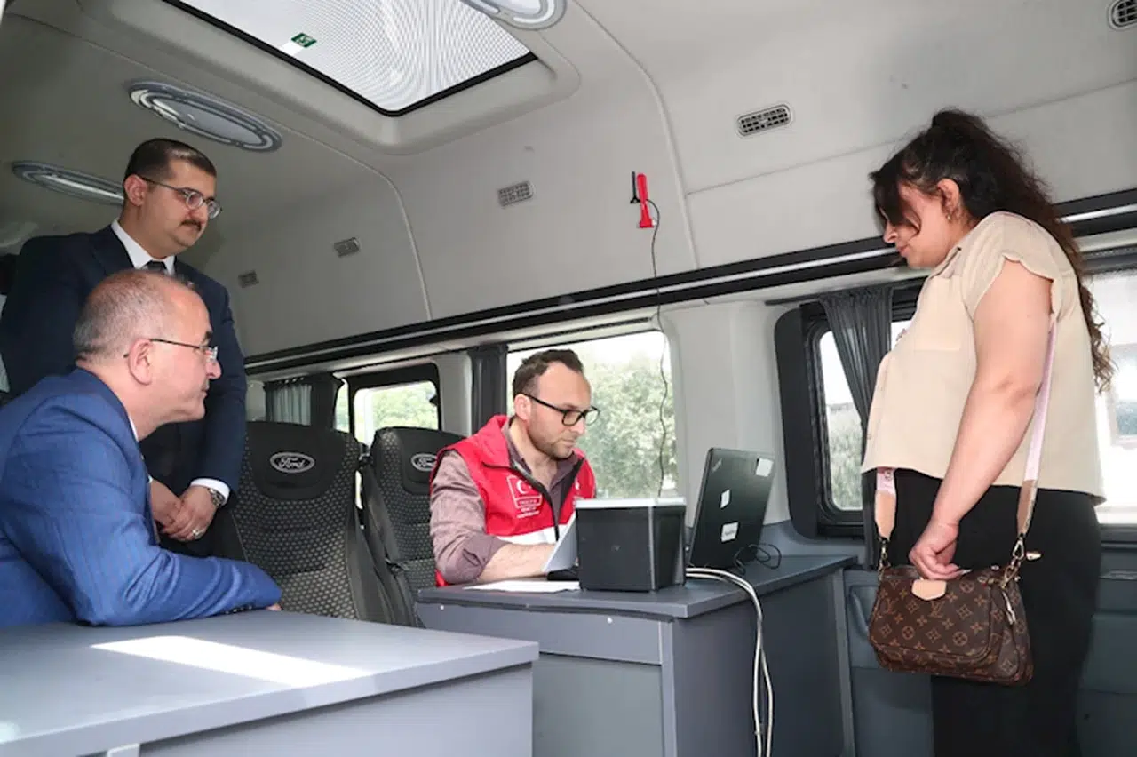 Tokat'ta mobil göç noktası uygulaması tanıtıldı 