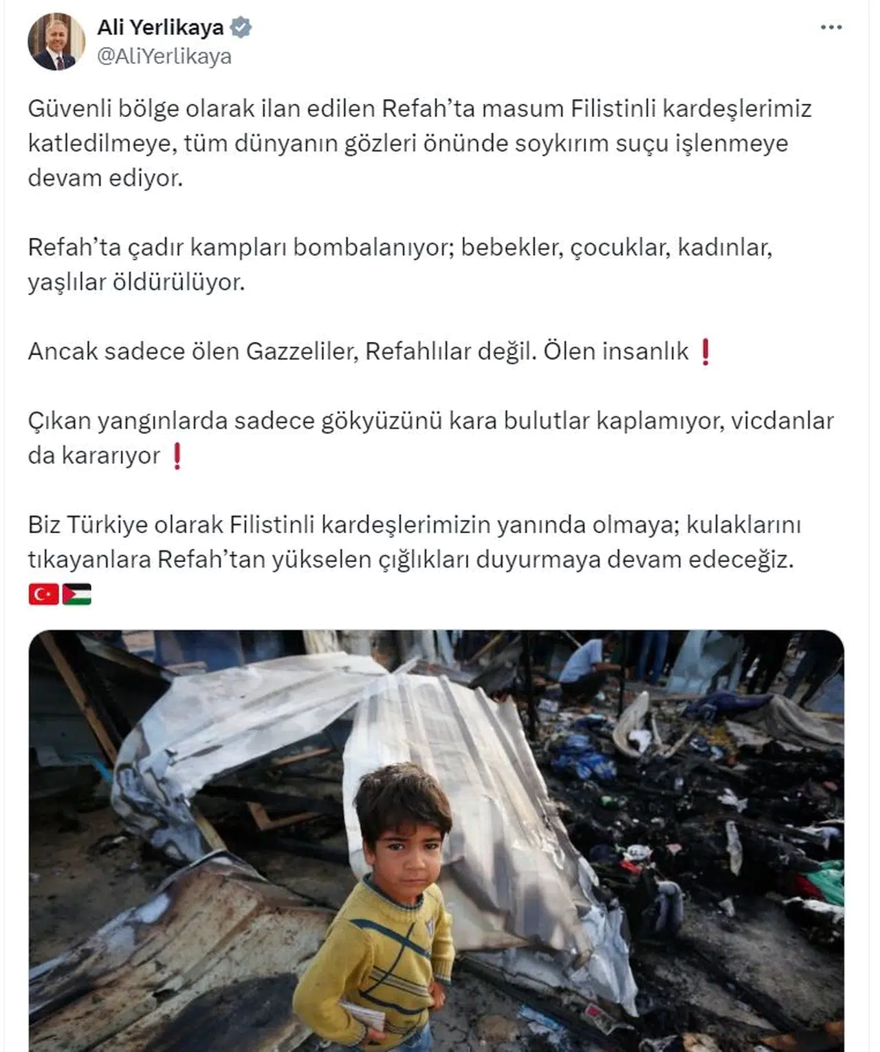 Bakan Yerlikaya: Refah'tan yükselen çığlıkları duyurmaya devam edeceğiz