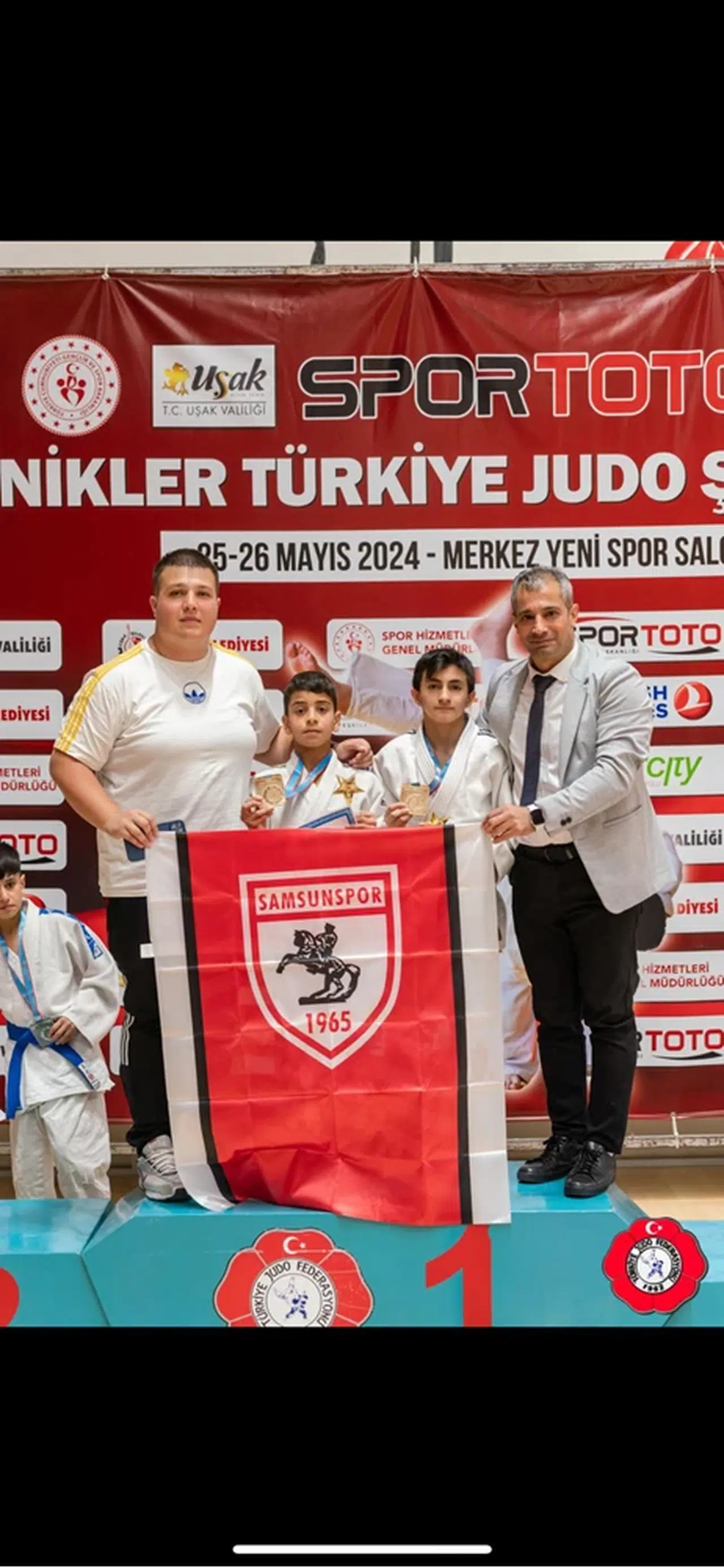 Samsunspor Judo Takımı, Türkiye Şampiyonası'ndan 3 altın madalyayla döndü