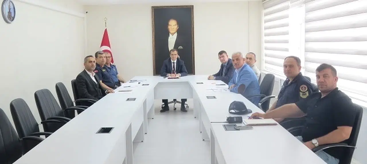 Merzifon'da YKS tedbirleri ile ilgili toplantı yapıldı