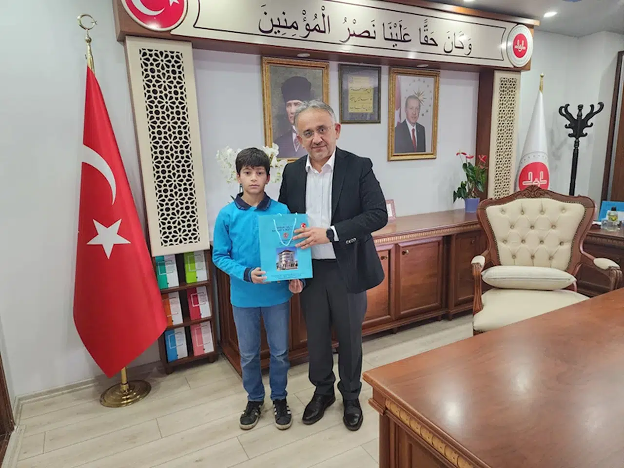 11 yaşındaki Abdulhamit 7 ayda Kur'an-ı Kerim'i ezberledi