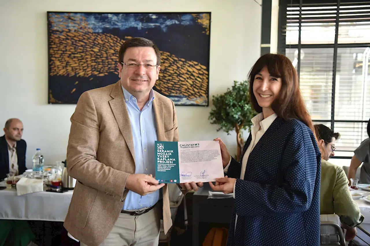 Seramik Mozaik Yüzey Kaplama Projesi'nin 3’üncü çalıştayı sona eriyor  