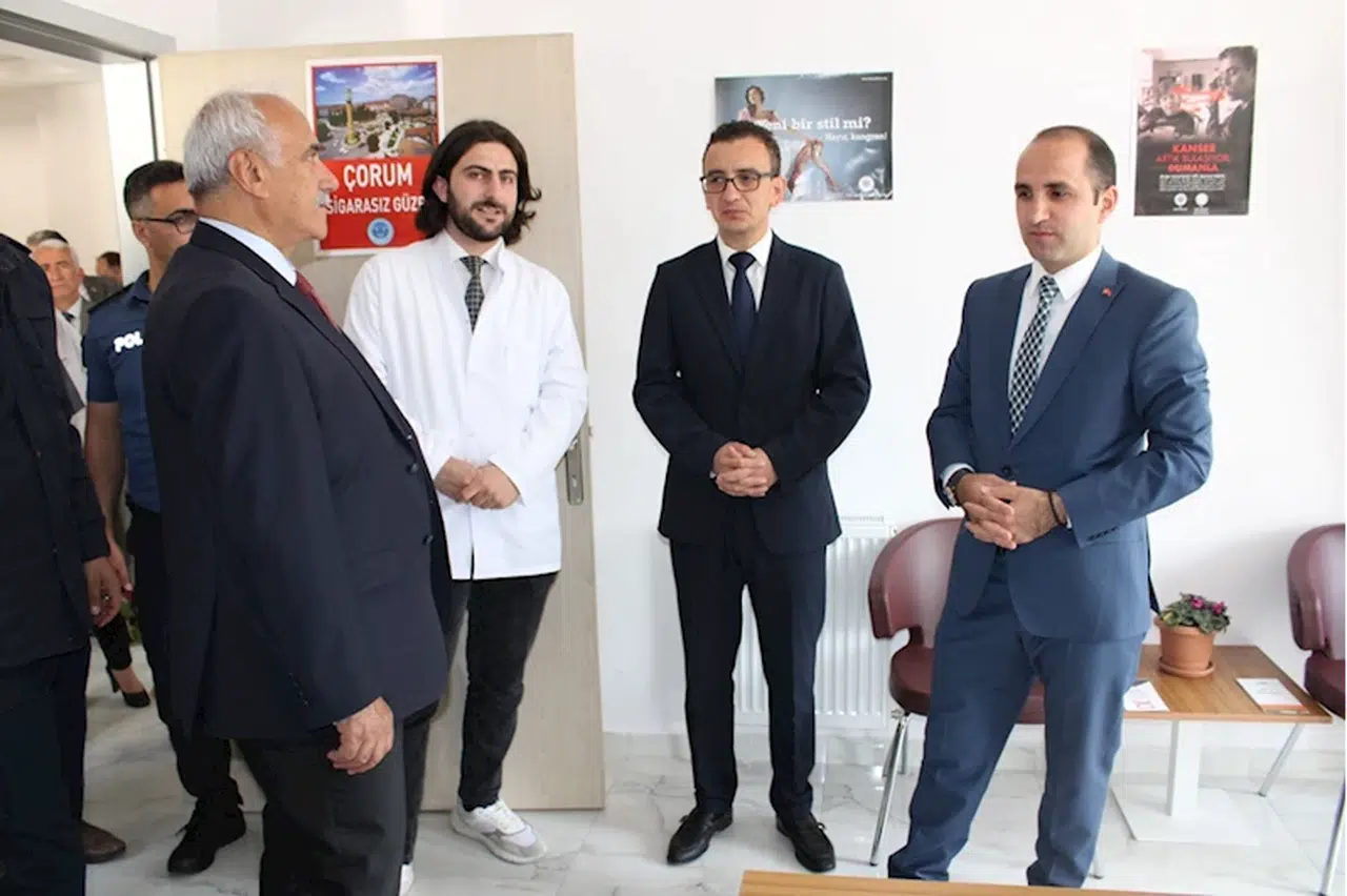 İskilip'te sigara bıraktırma polikliniği açıldı