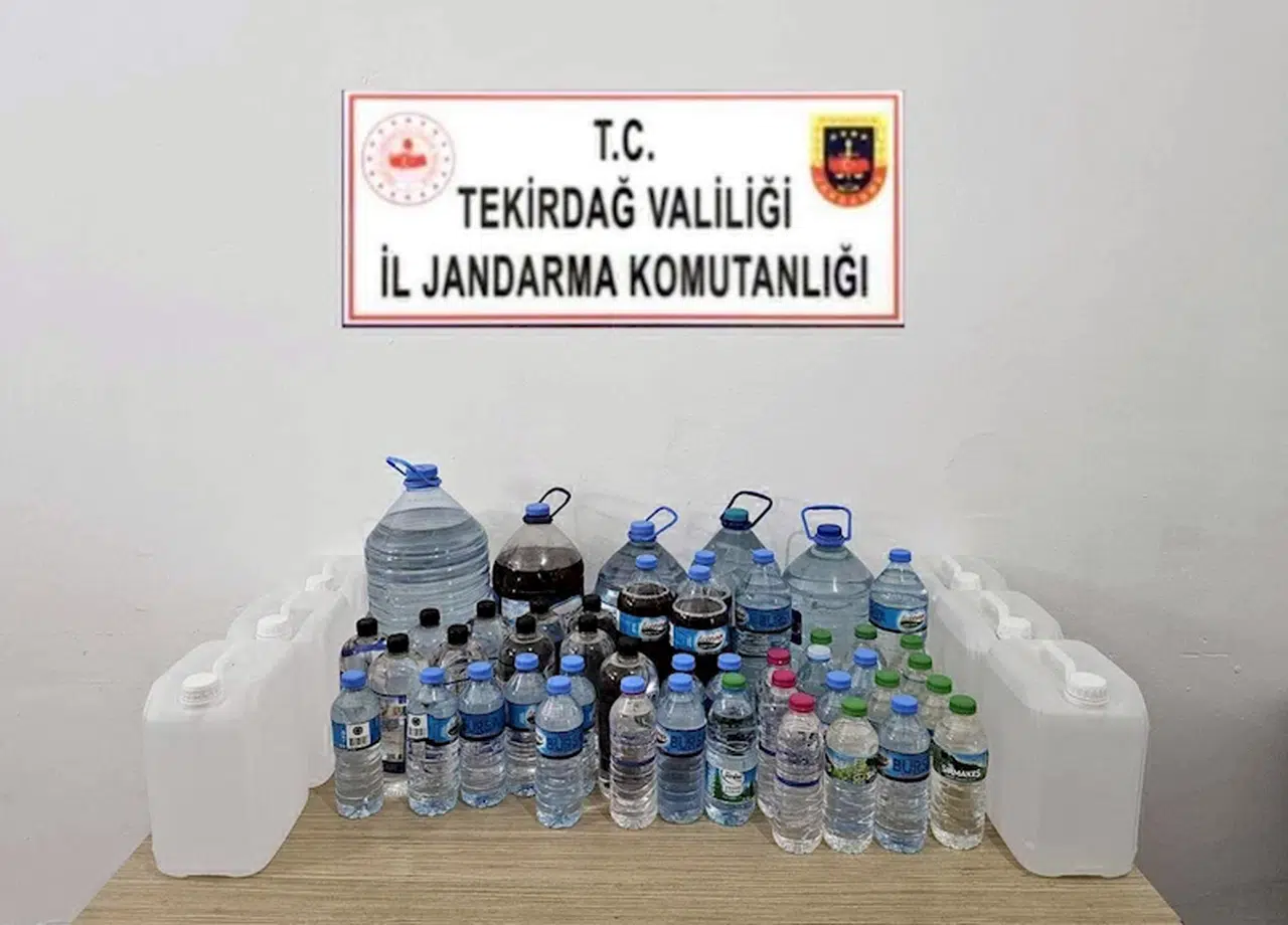 Tekirdağ'da sahte içki ve uyuşturucu ele geçirildi