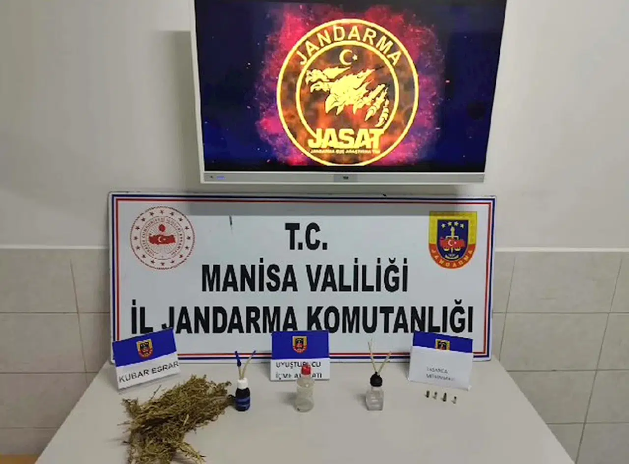 Manisa'da uyuşturucu operasyonuna 2 tutuklama
