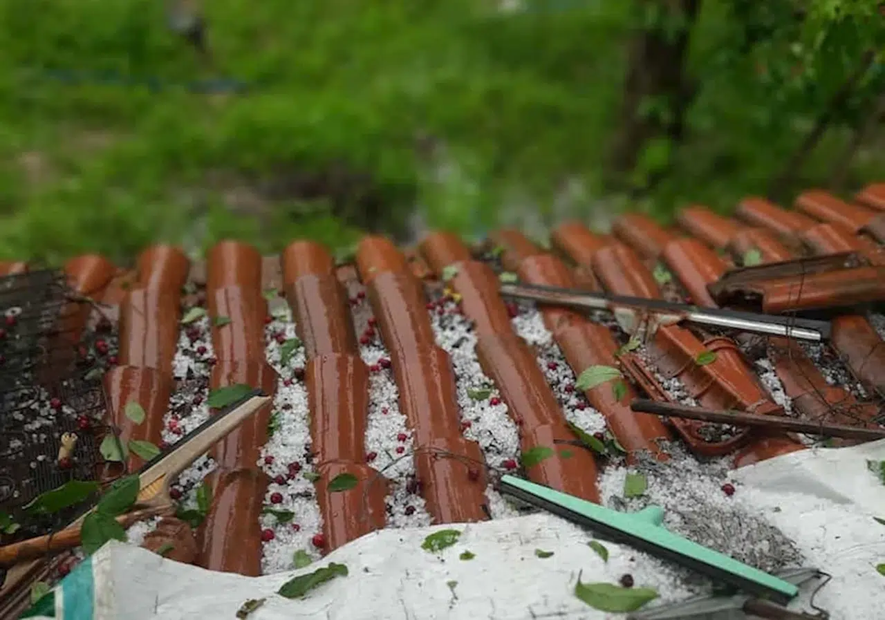 Amasya'da dolu yağışı etkili oldu