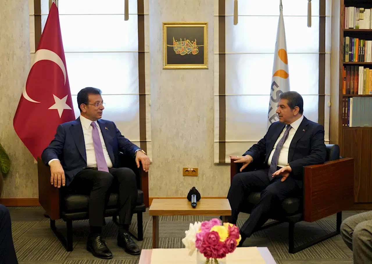 İstanbul - İmamoğlu'ndan Esenler Belediye Başkanı Göksu'ya tebrik ziyareti