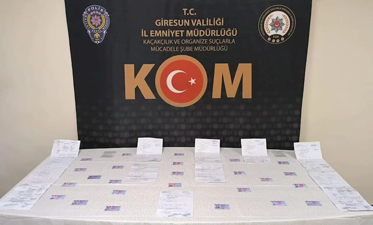 Giresun'da sahte sürücü belgesi operasyonunda bir kişi tutuklandı