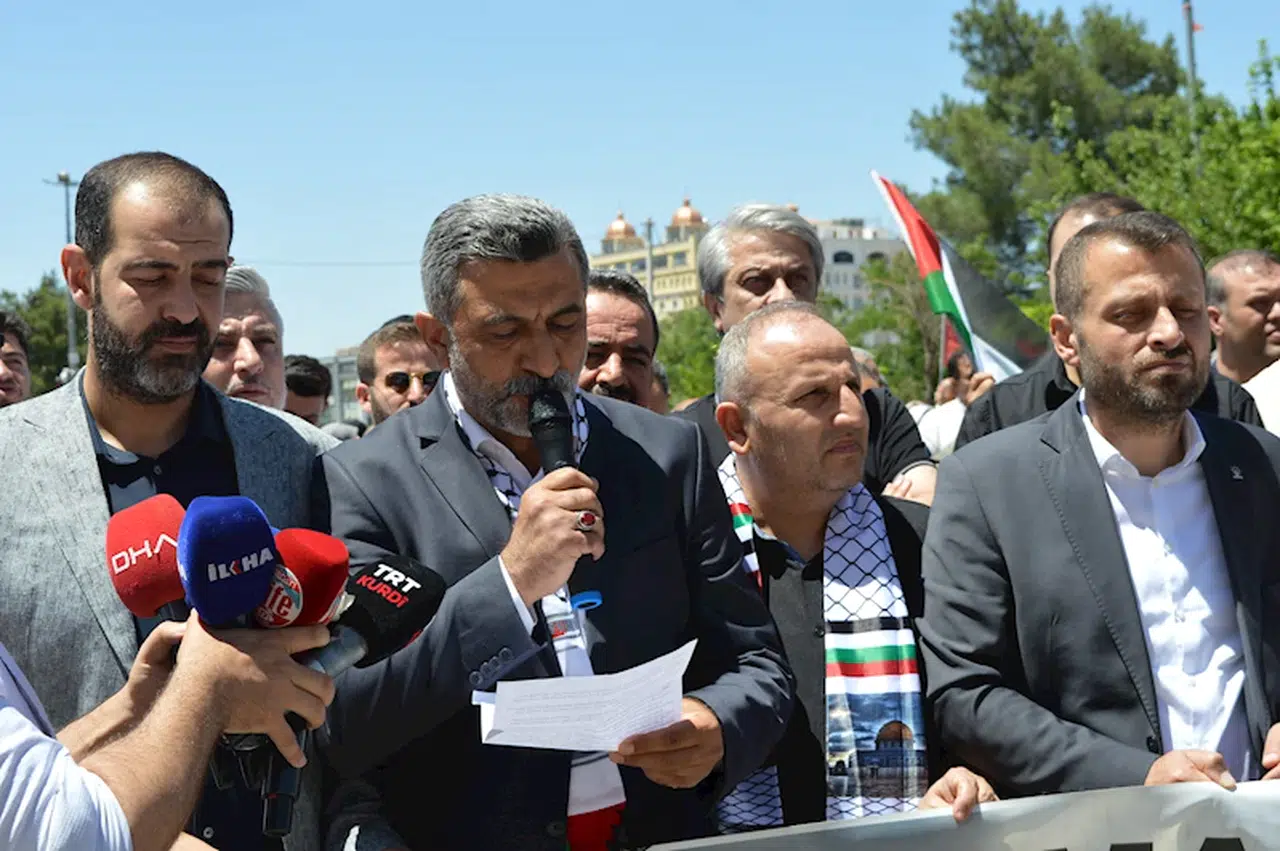 Mardin’de İsrail'in Gazze ve Refah’a yönelik saldırıları protesto edildi
